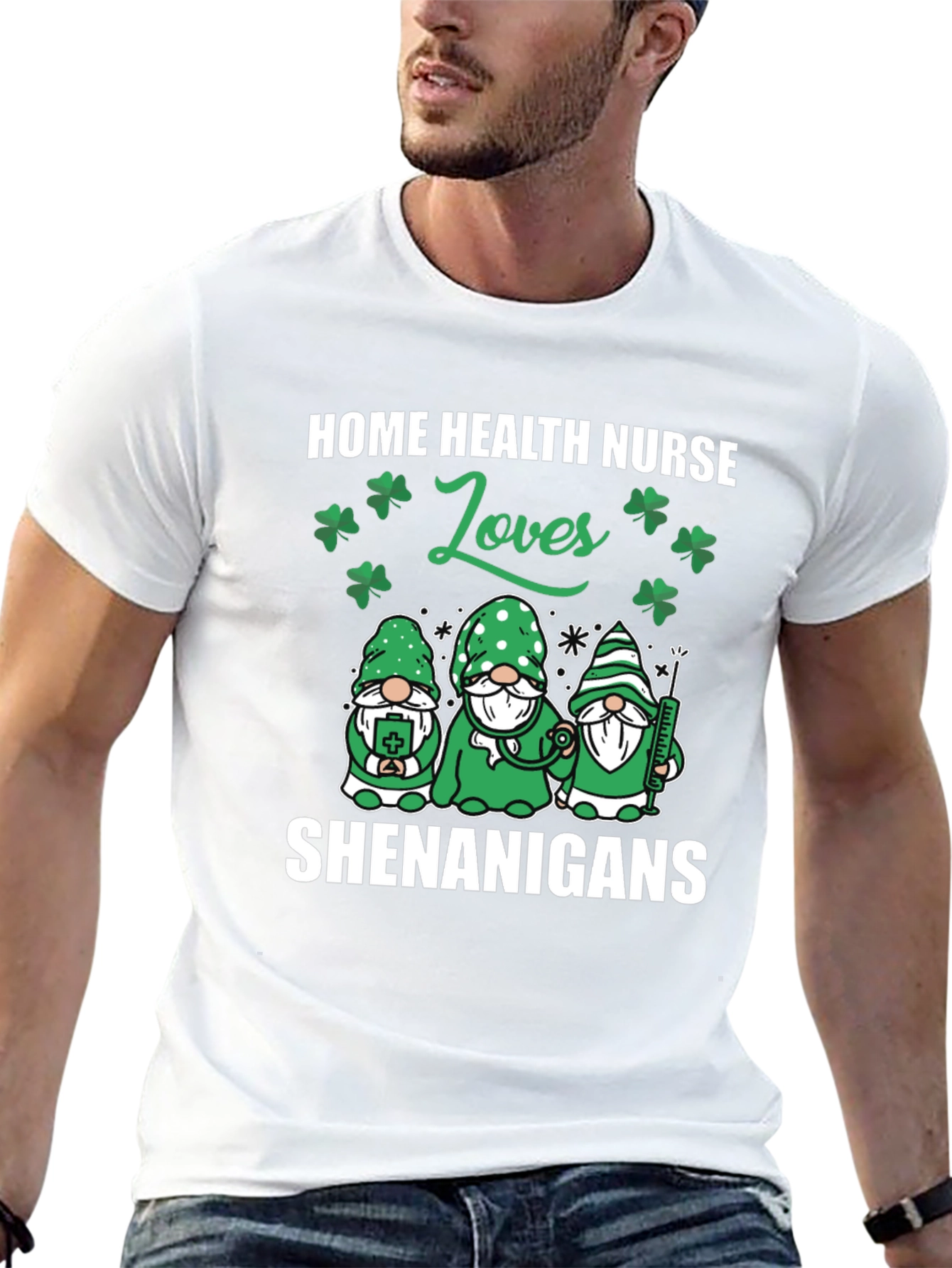 Home Health Nurse St. Patricks Day T-Shirt