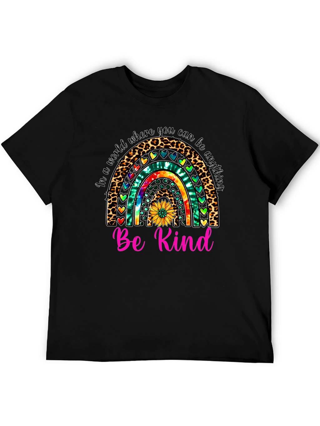 Be Kind Rainbow Graphic Tee