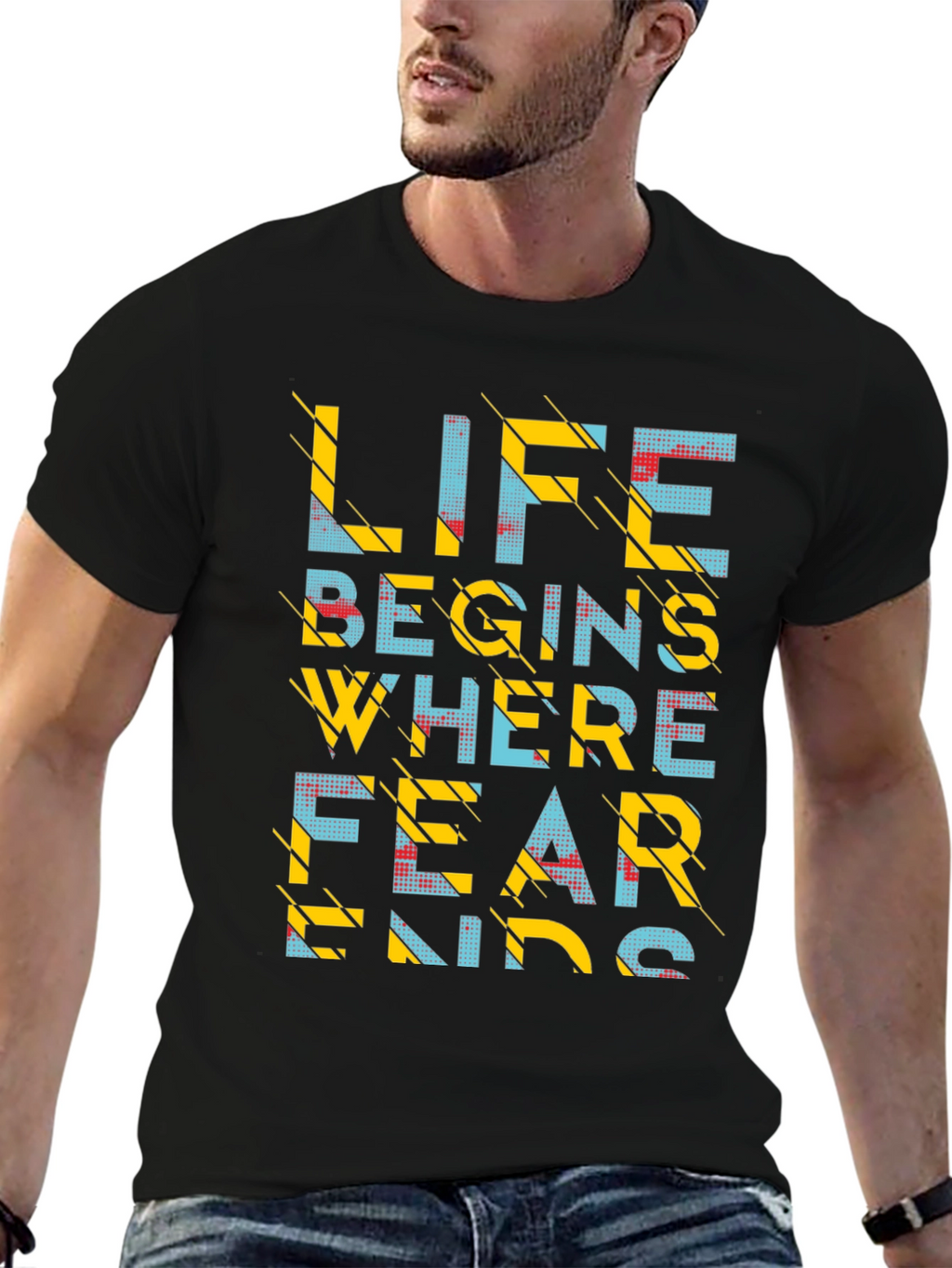 Life Begins Where Fear Ends T-Shirt