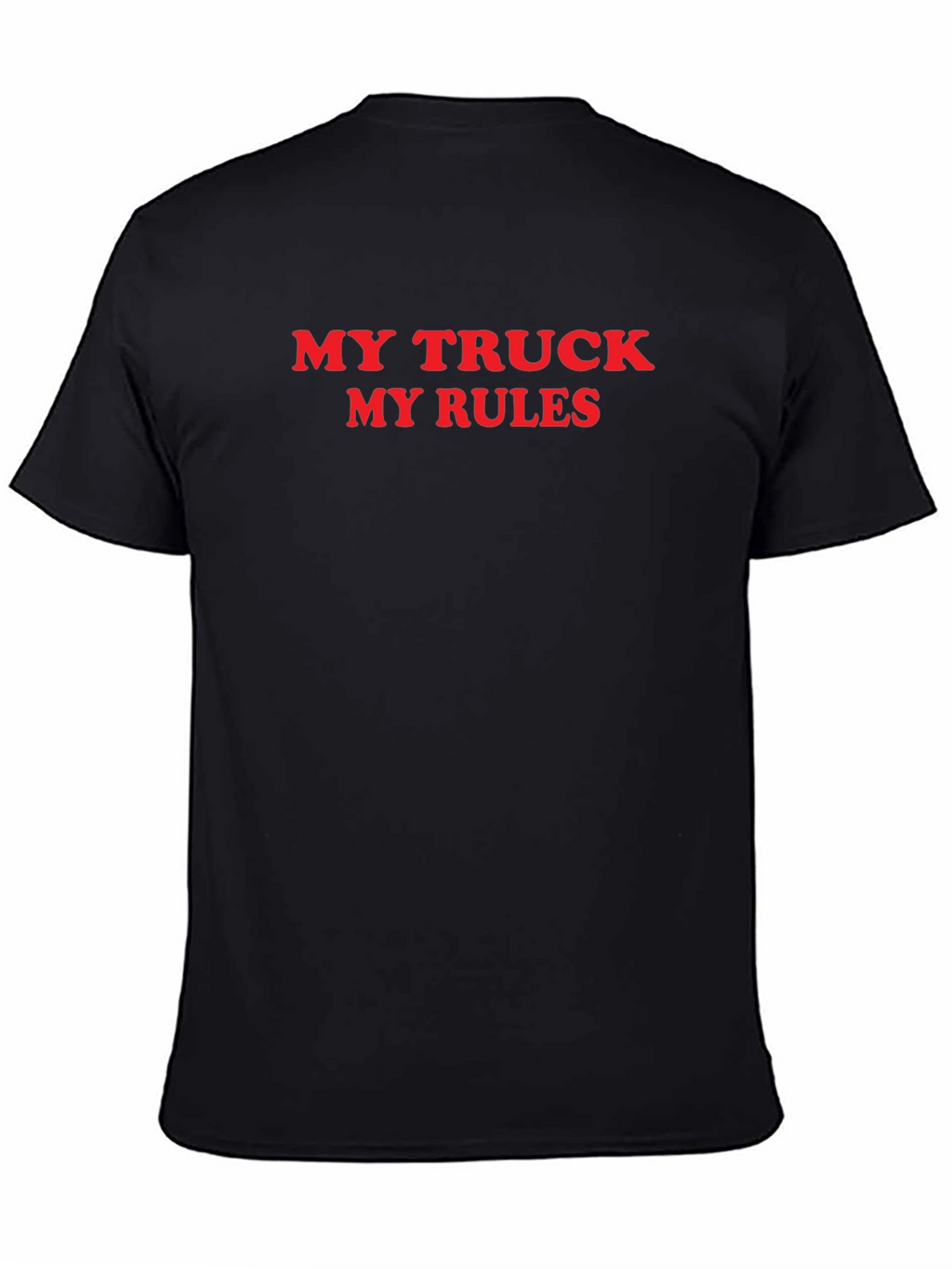 My Truck My Rules Graphic Tee - Black