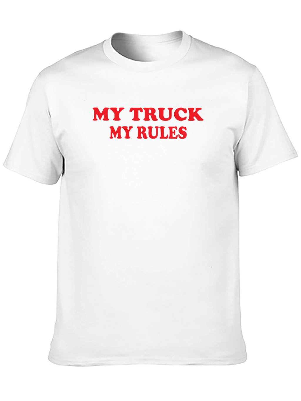 My Truck My Rules Graphic Tee - Black
