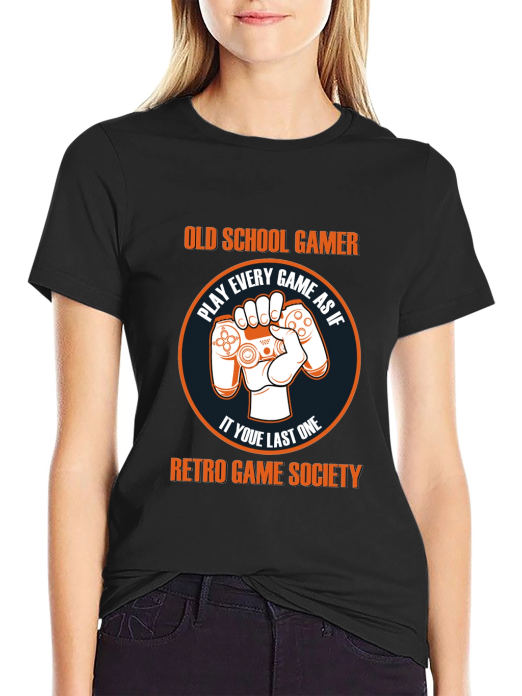 Old School Gamer Retro Game Society T-Shirt