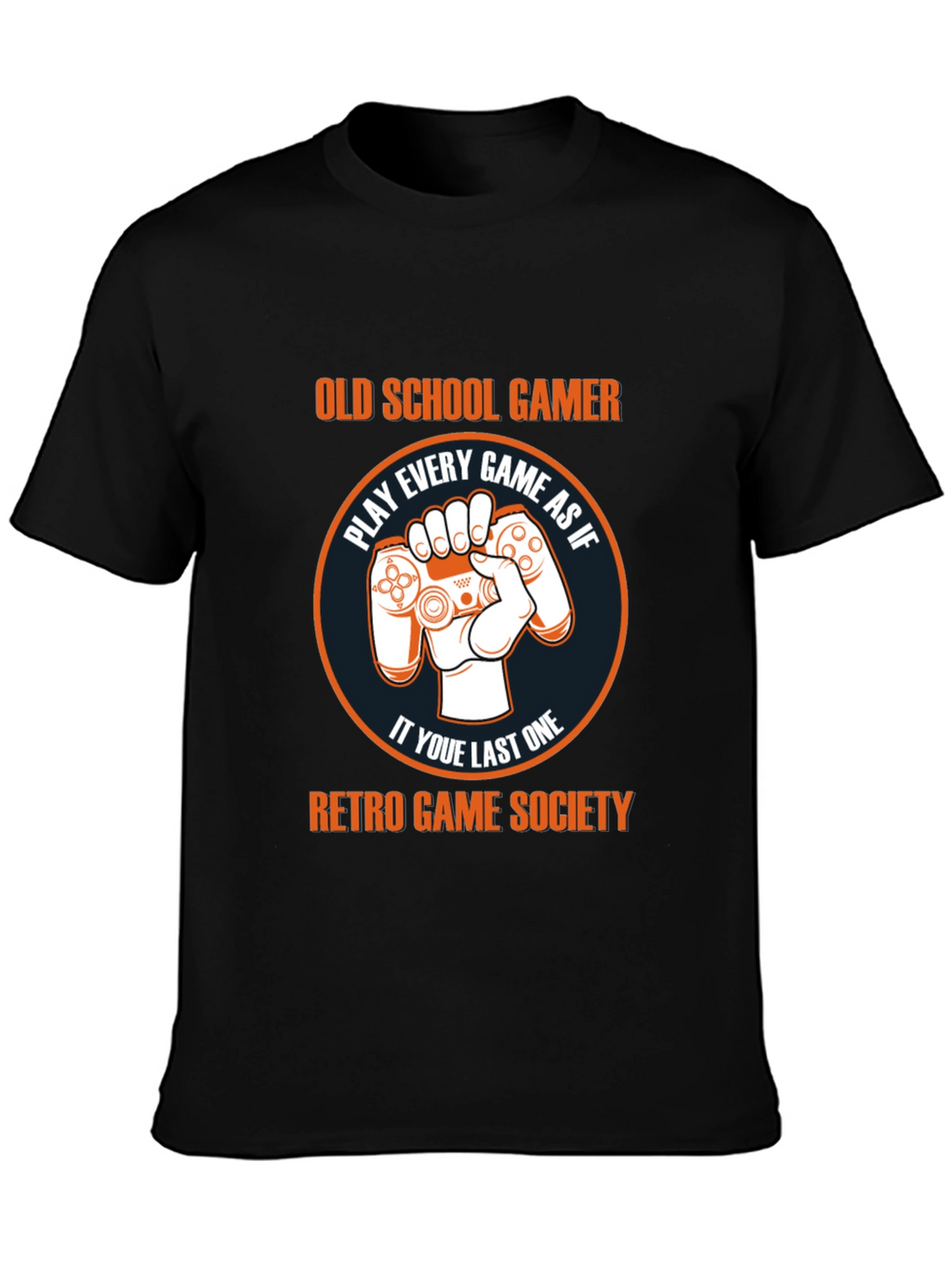 Old School Gamer Retro Game Society T-Shirt