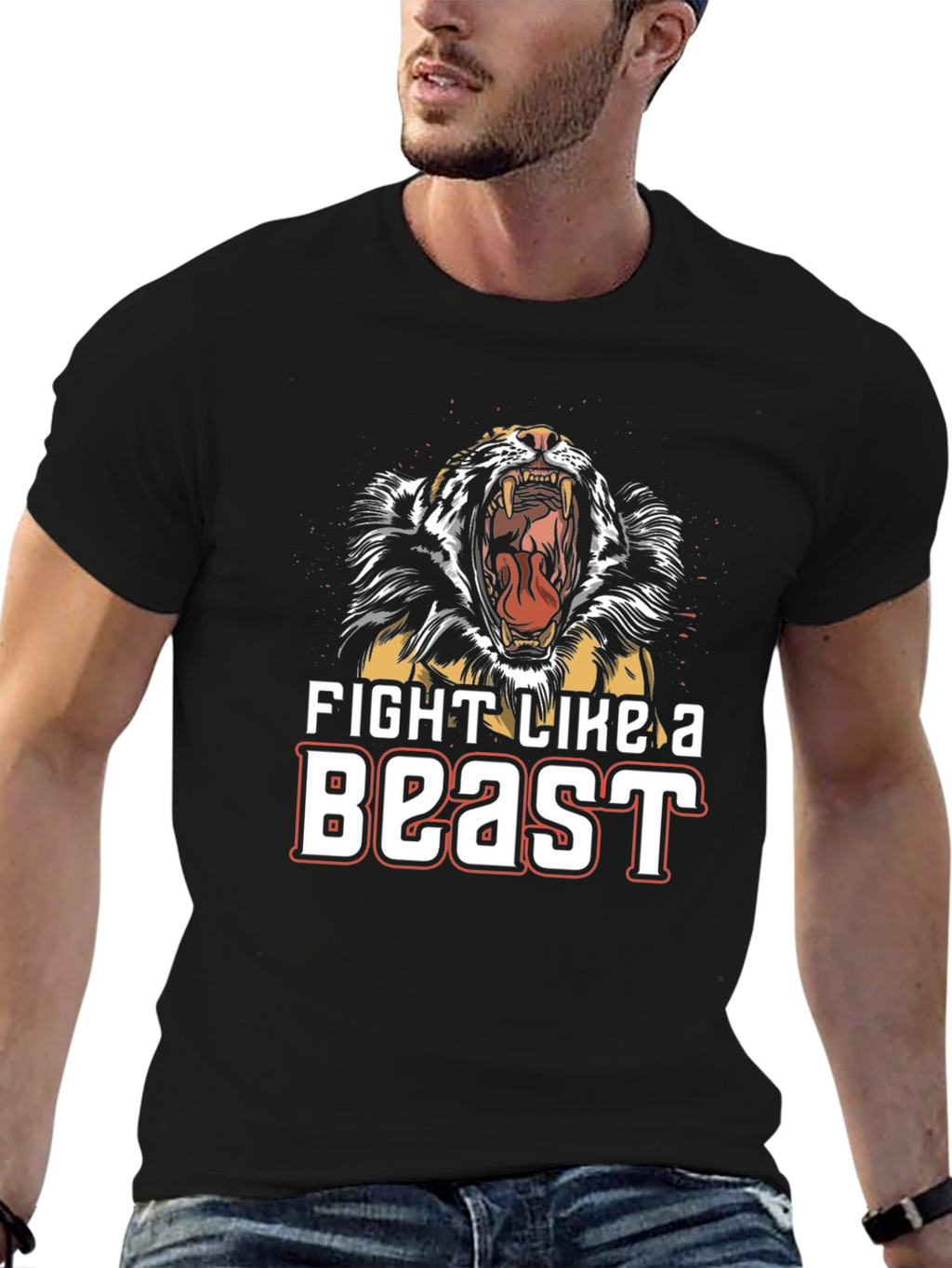 Fight Like a Beast Graphic Tee