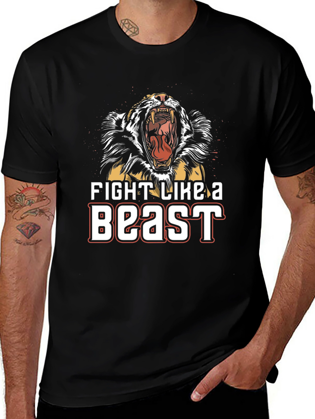 Fight Like a Beast Graphic Tee