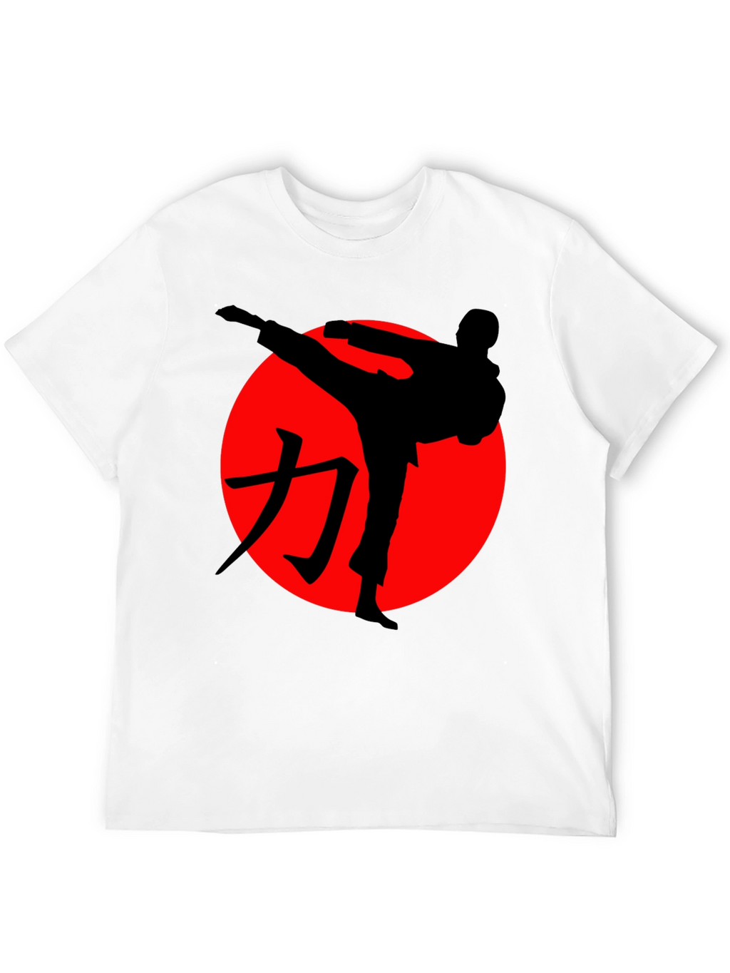 Martial Arts Silhouette Graphic Tee