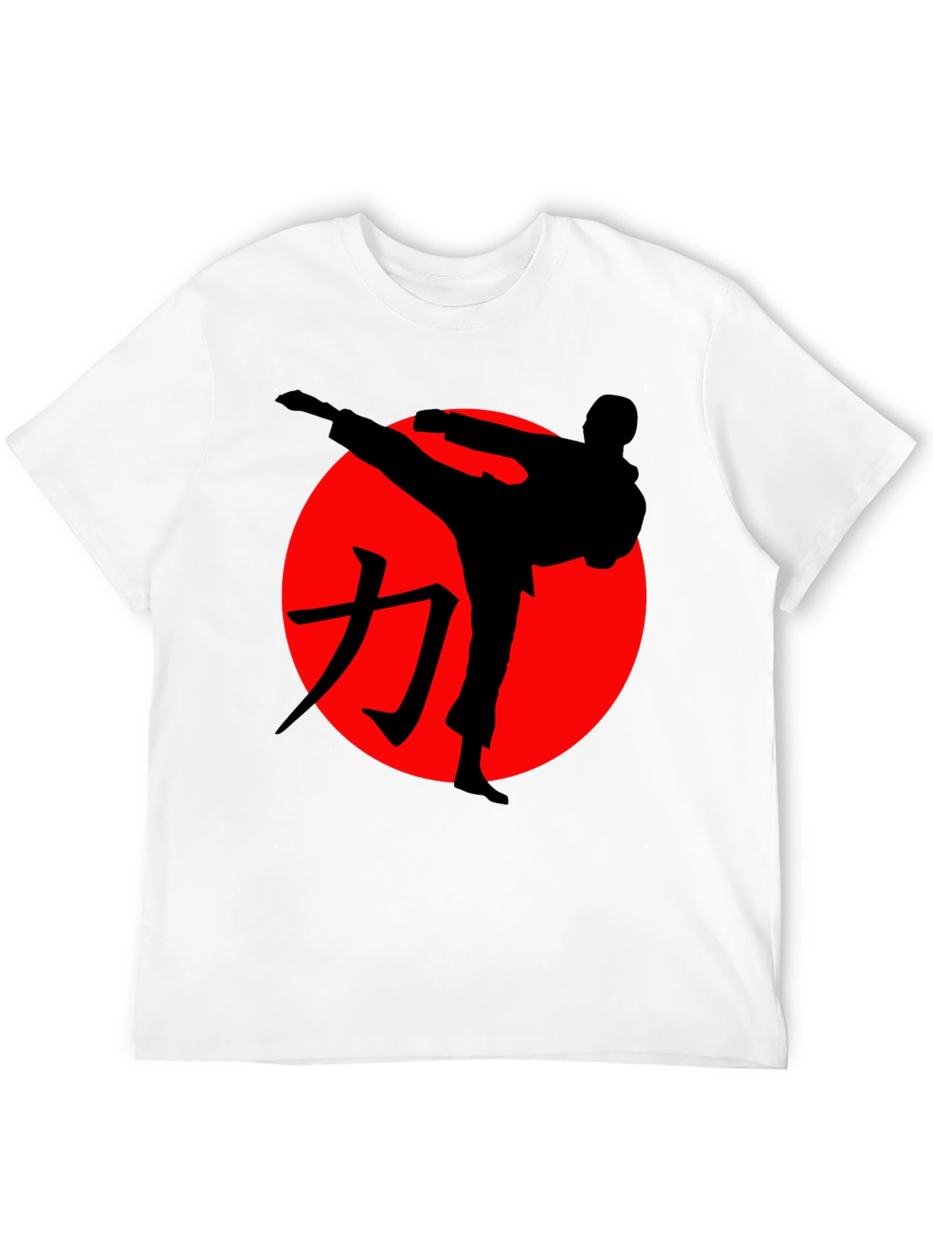 Martial Arts Silhouette Graphic Tee