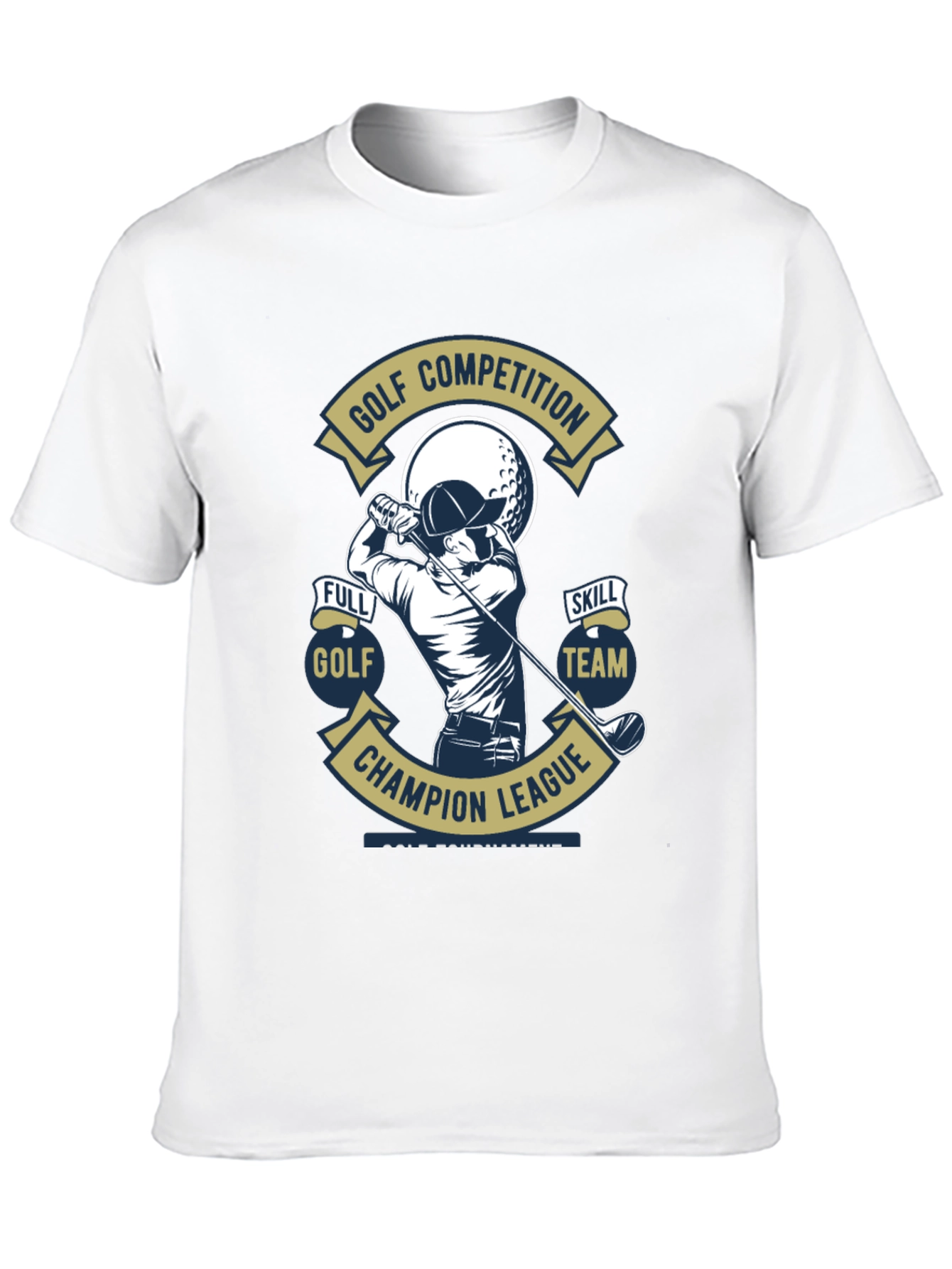 Golf Competition T-Shirt - Champion League Design