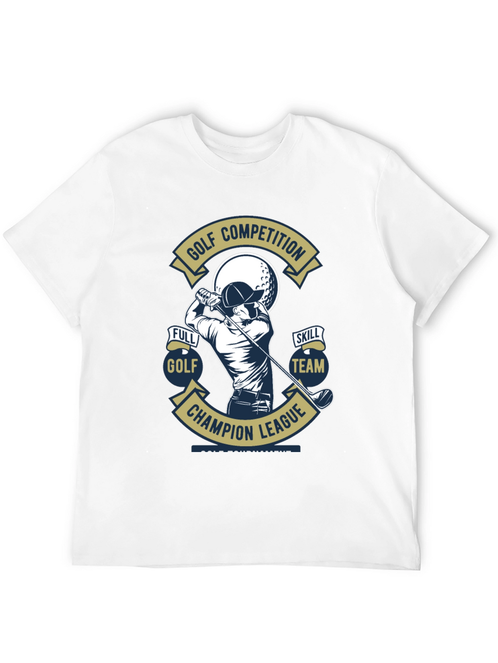 Golf Competition T-Shirt - Champion League Design