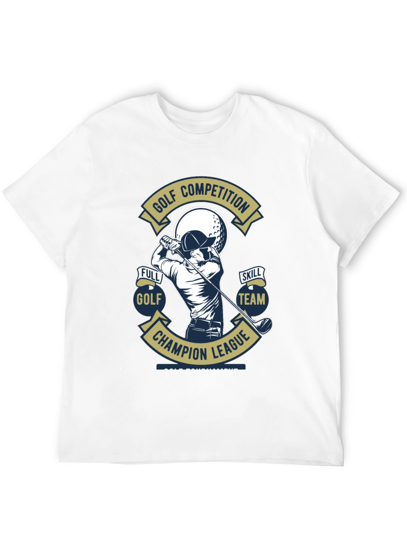 Golf Competition T-Shirt - Champion League Design