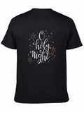 O Holy Night Graphic Tee - Festive Christmas Shirt