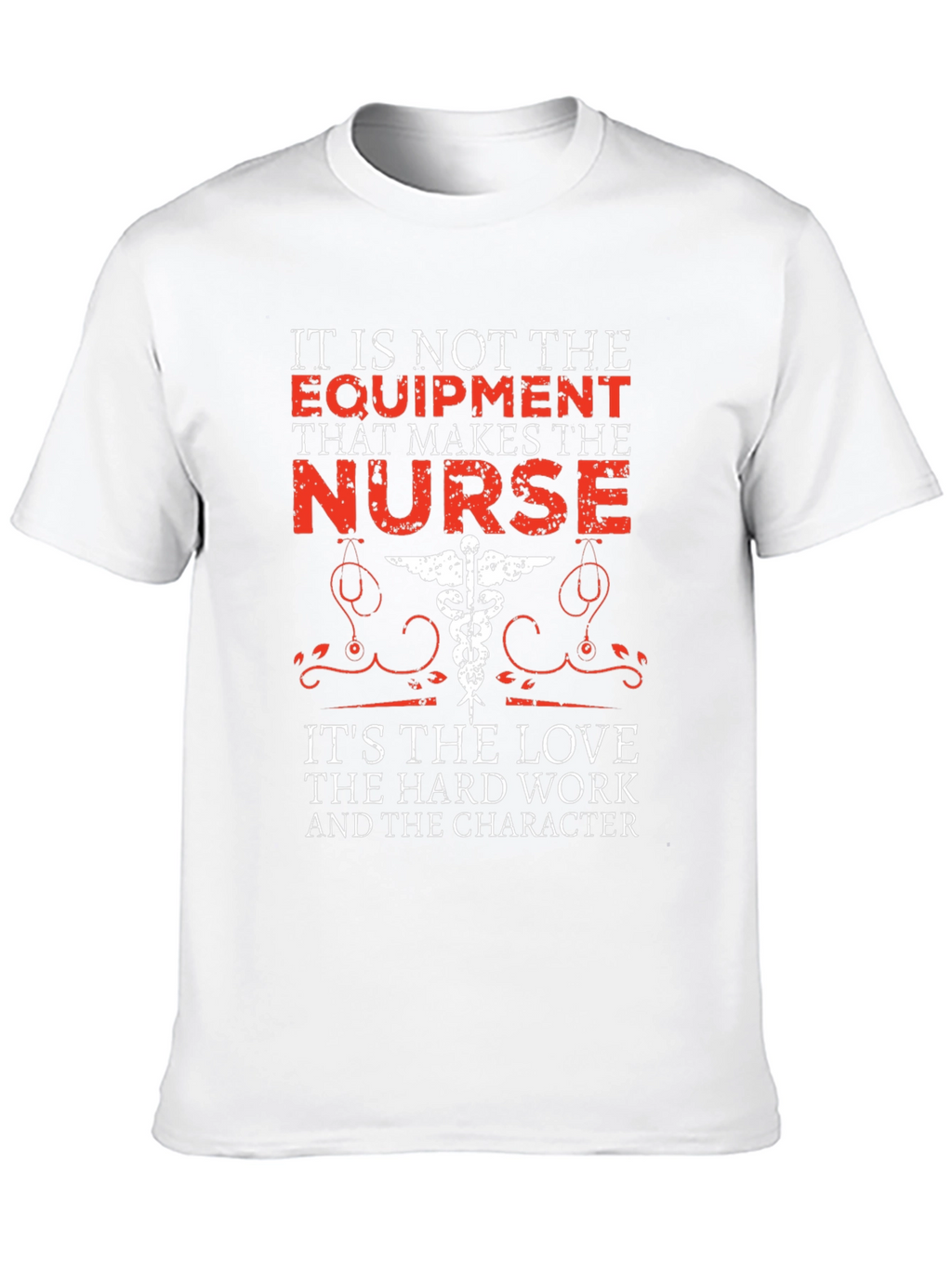 Nurse Appreciation Graphic Tee -  Love Work Character