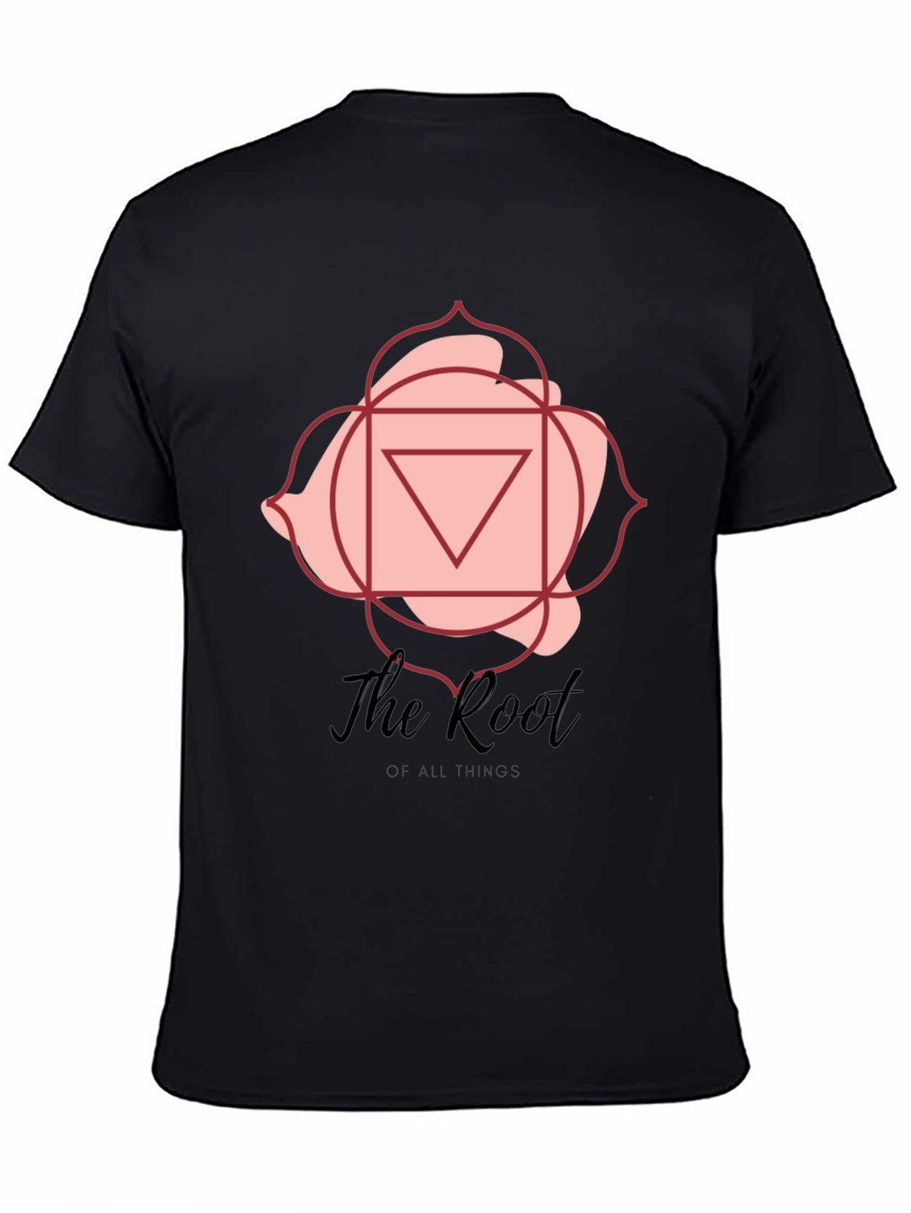 Root Chakra Graphic T-Shirt - Black