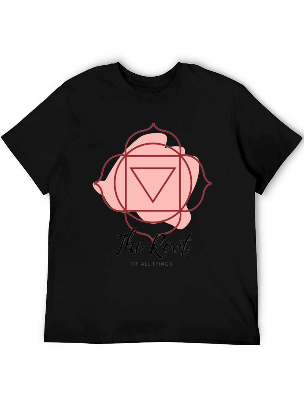 Root Chakra Graphic T-Shirt - Black