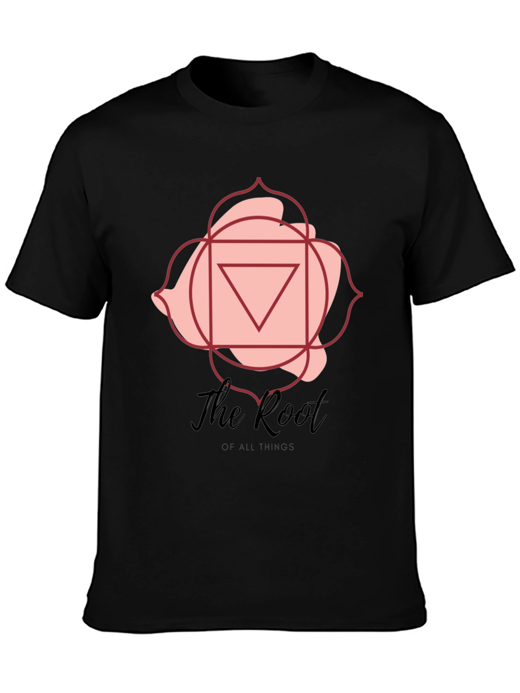 Root Chakra Graphic T-Shirt - Black