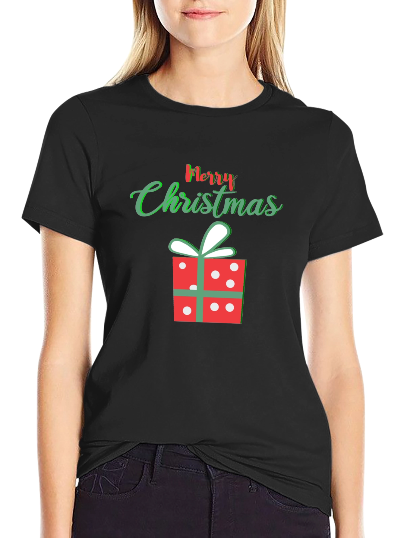 Festive Merry Christmas Gift T-Shirt