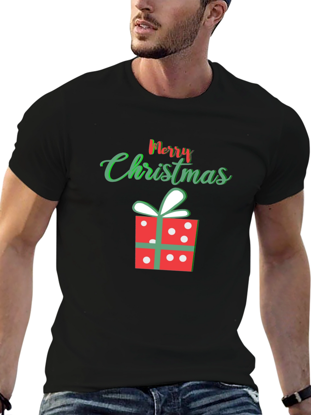 Festive Merry Christmas Gift T-Shirt