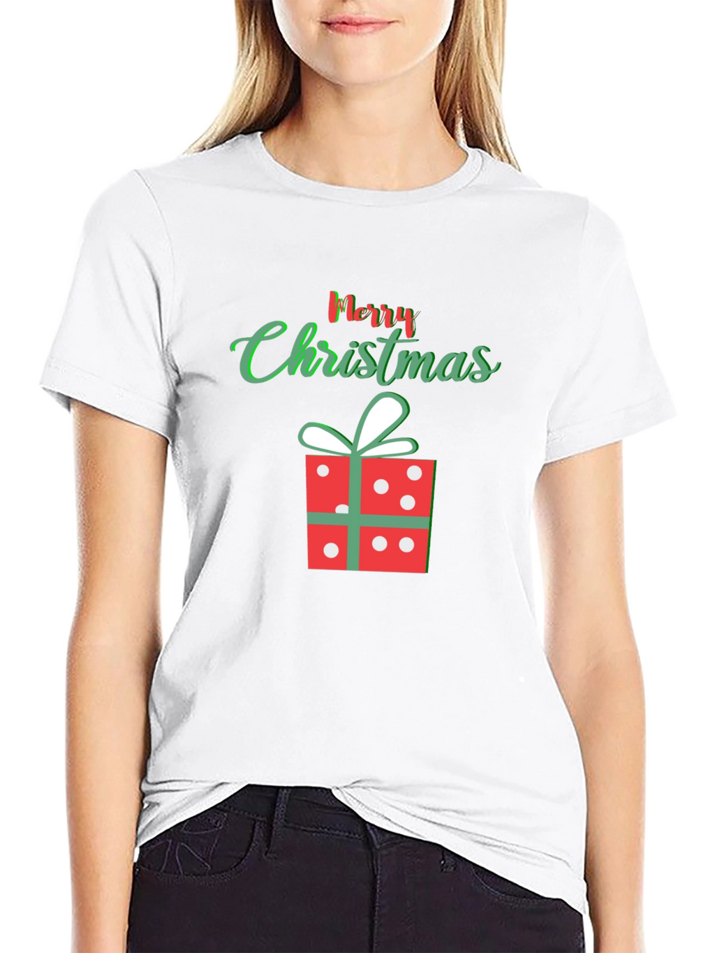 Festive Merry Christmas Gift T-Shirt