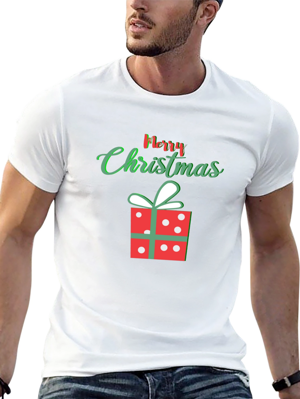 Festive Merry Christmas Gift T-Shirt