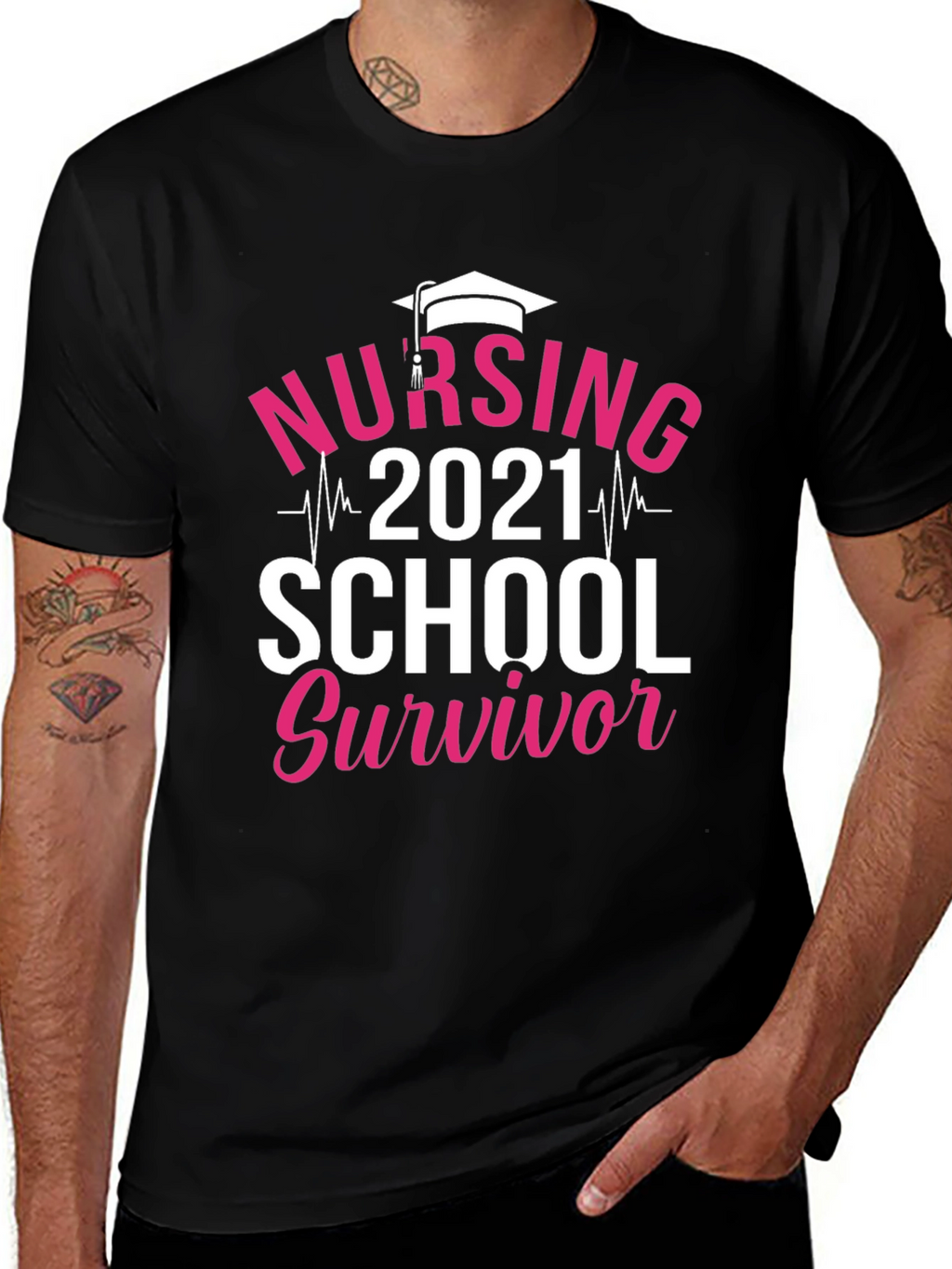 Nursing School Survivor 2021 T-Shirt