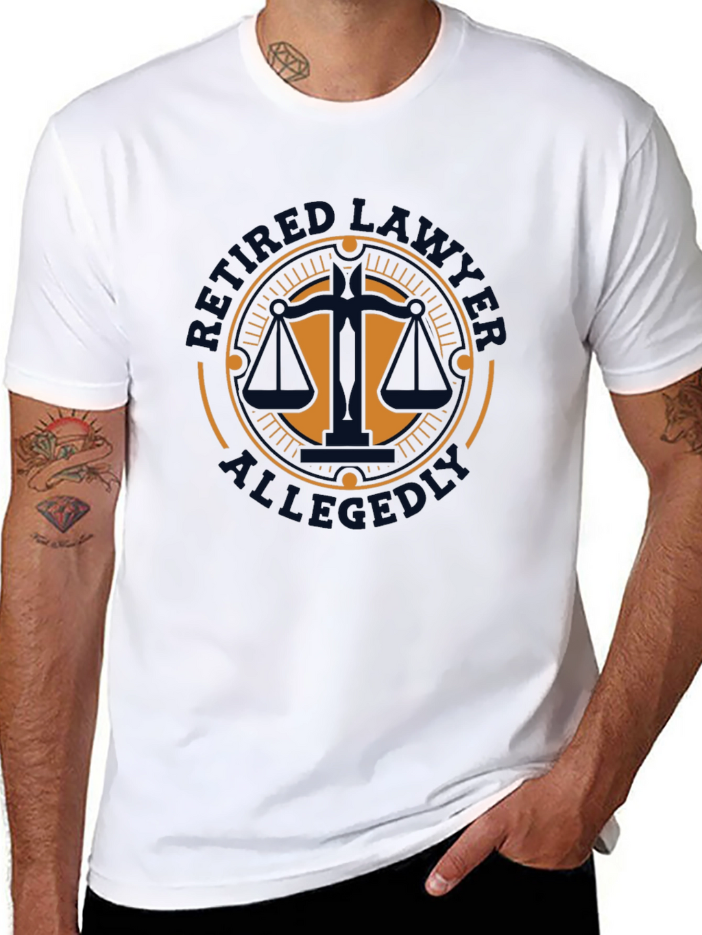 Retired Lawyer Allegedly Funny T-Shirt