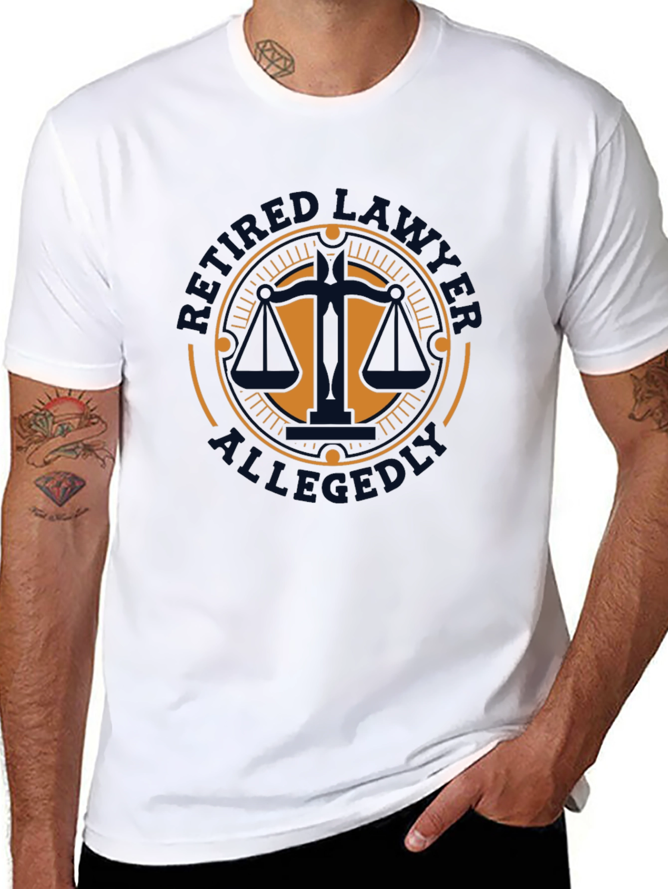 Retired Lawyer Allegedly Funny T-Shirt
