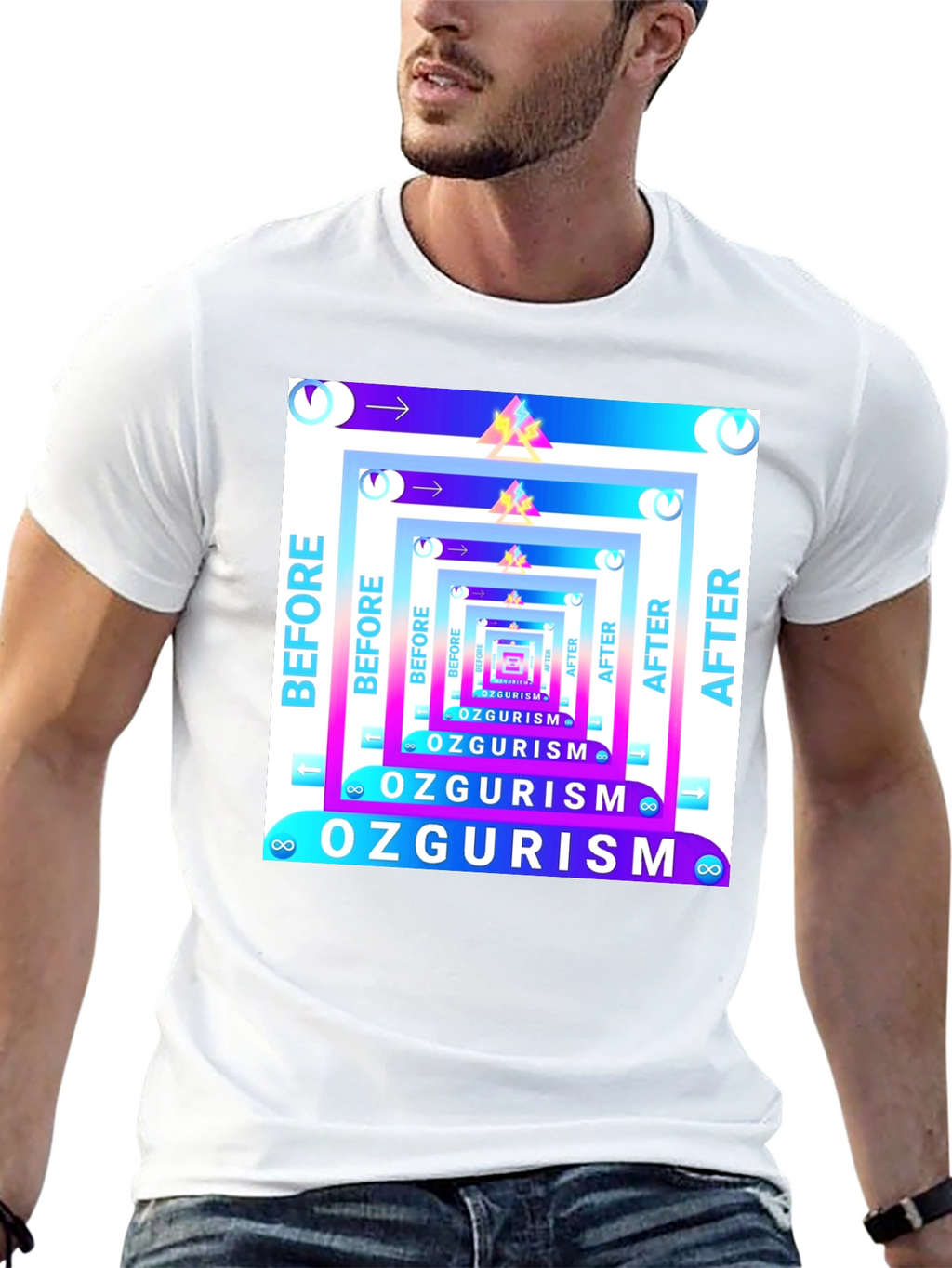 Before & After Ozgurism Graphic Tee