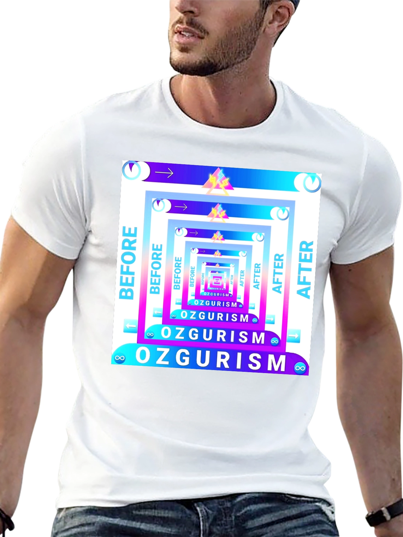 Before & After Ozgurism Graphic Tee