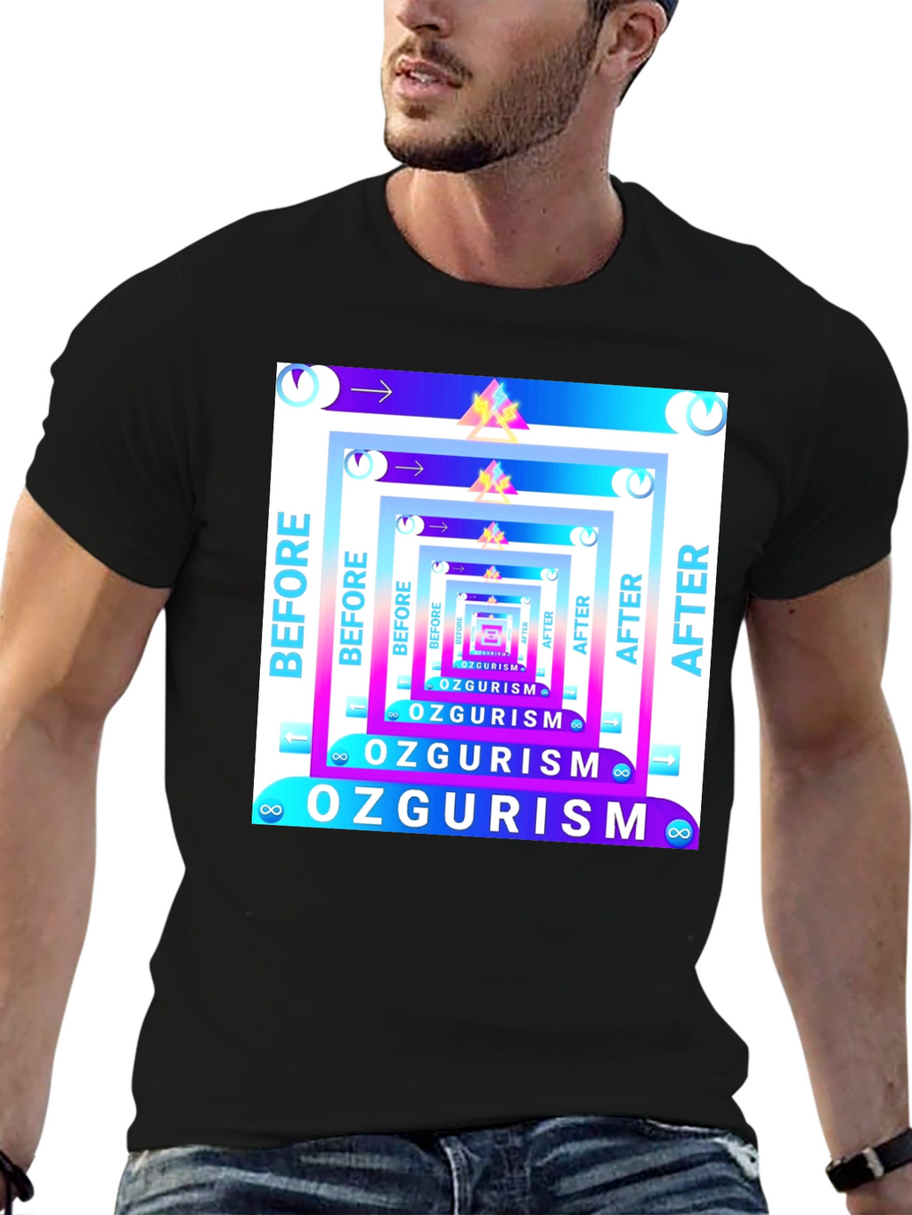 Before & After Ozgurism Graphic Tee