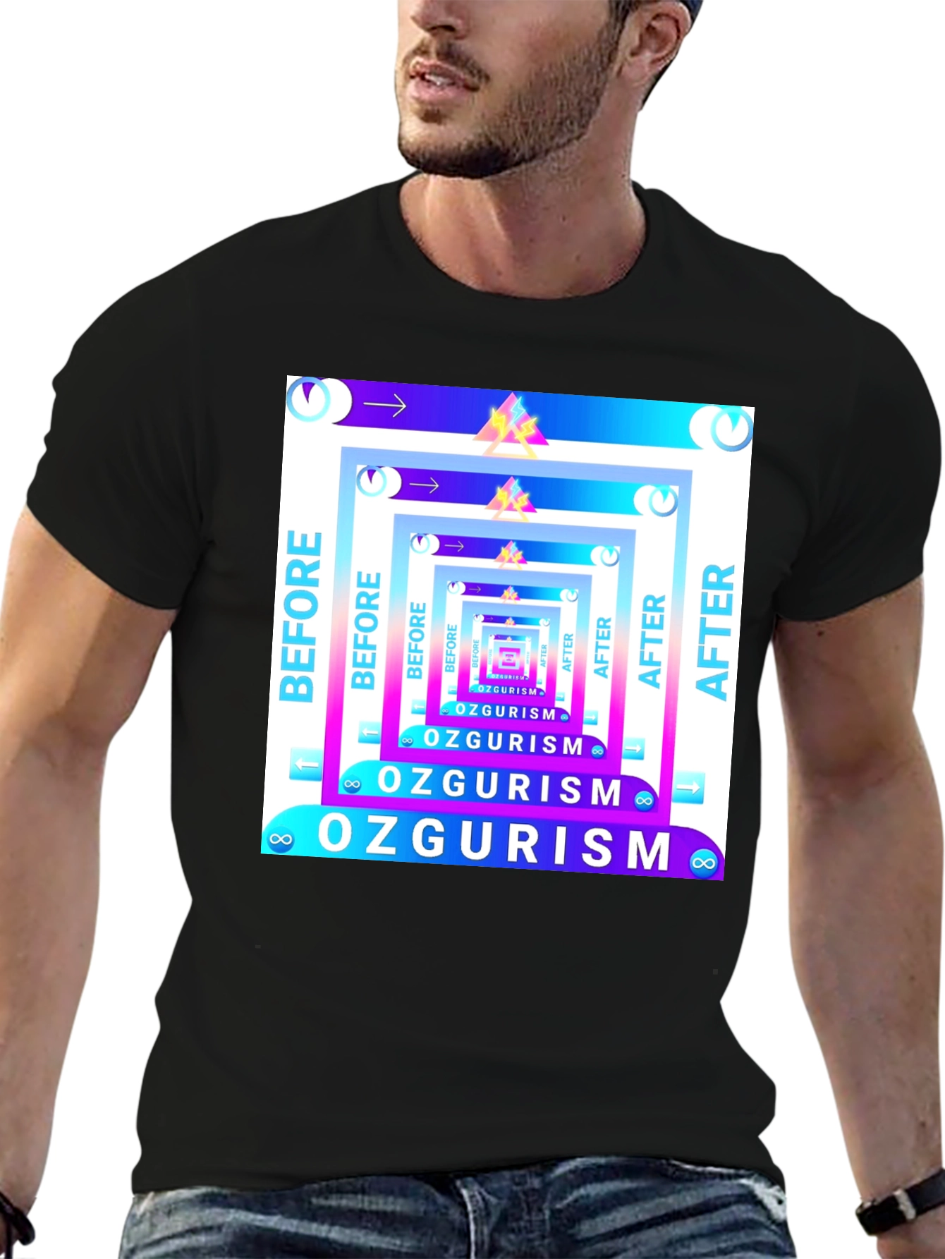Before & After Ozgurism Graphic Tee