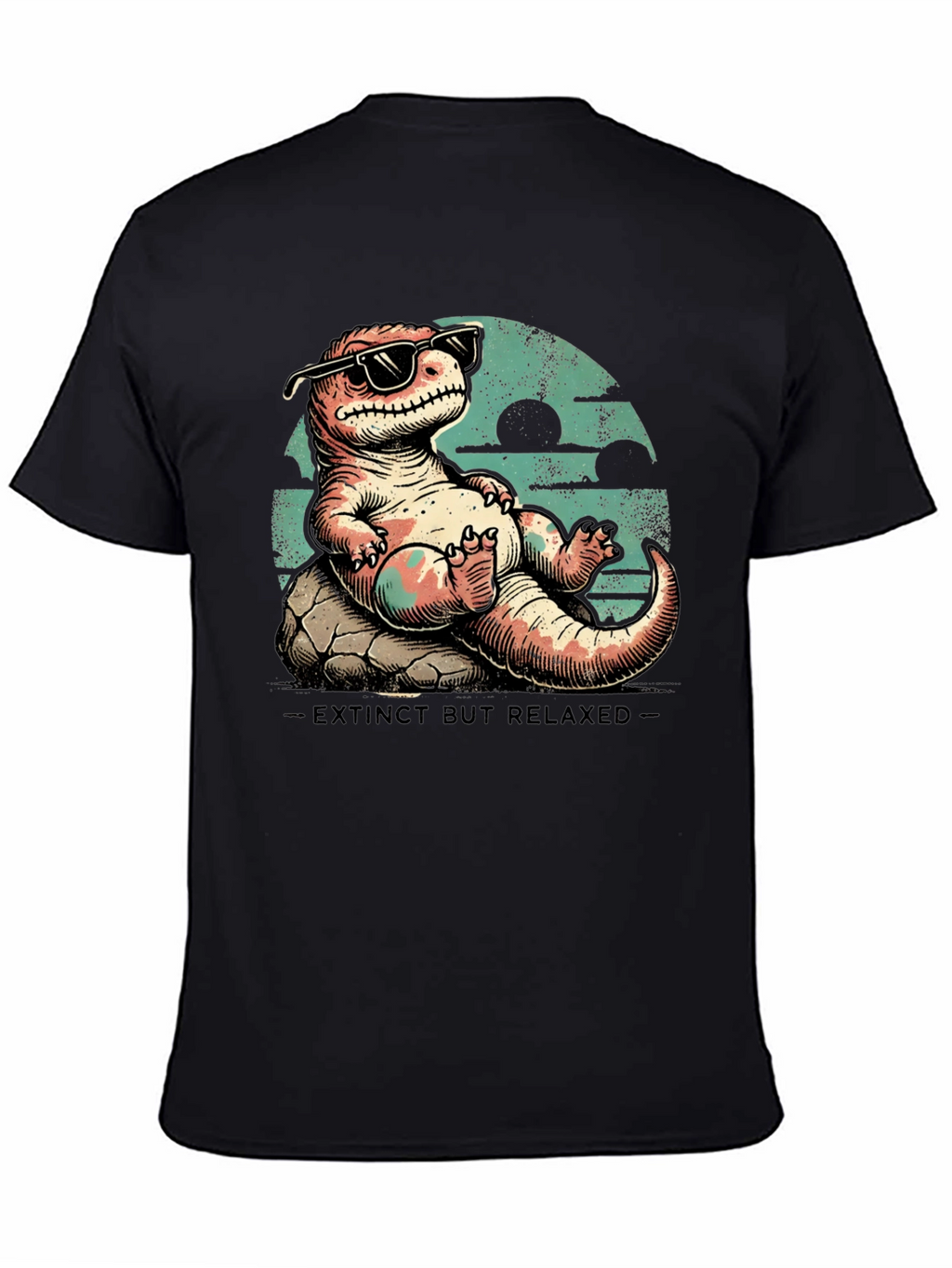 Extinct But Relaxed Dinosaur T-Shirt