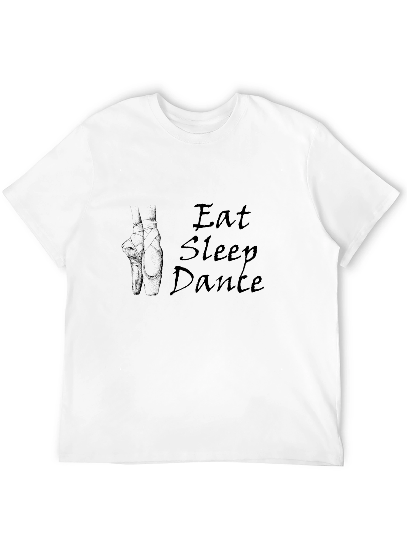 Eat Sleep Dance T-Shirt - Ballet Pointe Shoes