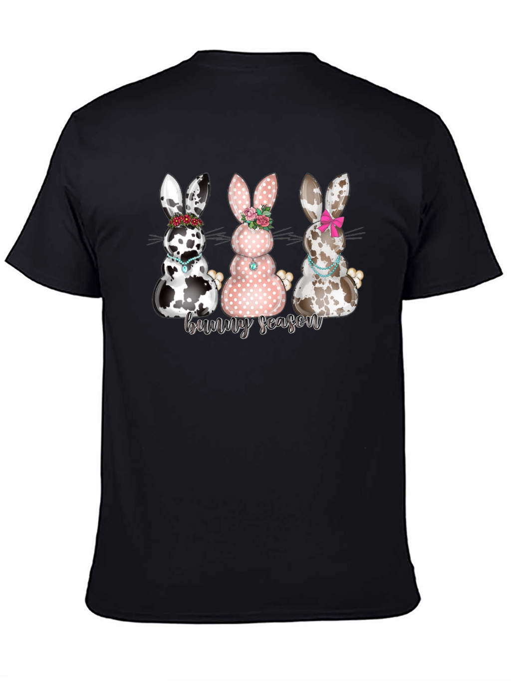 Bunny Season Graphic T-Shirt - Cute Easter Tee