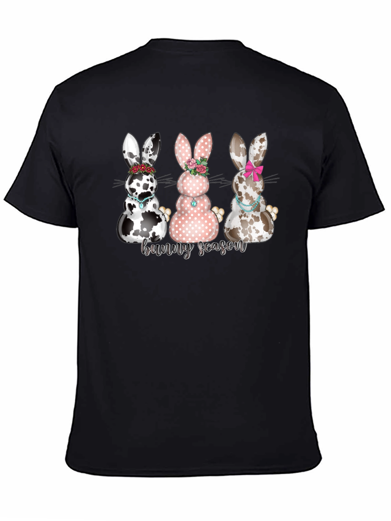 Bunny Season Graphic T-Shirt - Cute Easter Tee