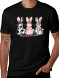 Bunny Season Graphic T-Shirt - Cute Easter Tee