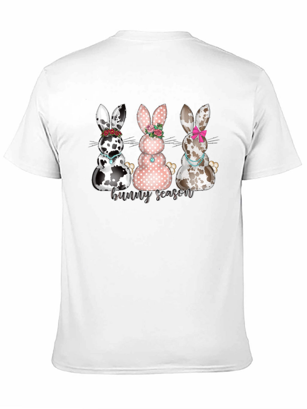 Bunny Season Graphic T-Shirt - Cute Easter Tee