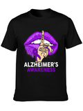 Alzheimers Awareness T-Shirt - Dont Judge Ribbon Graphic