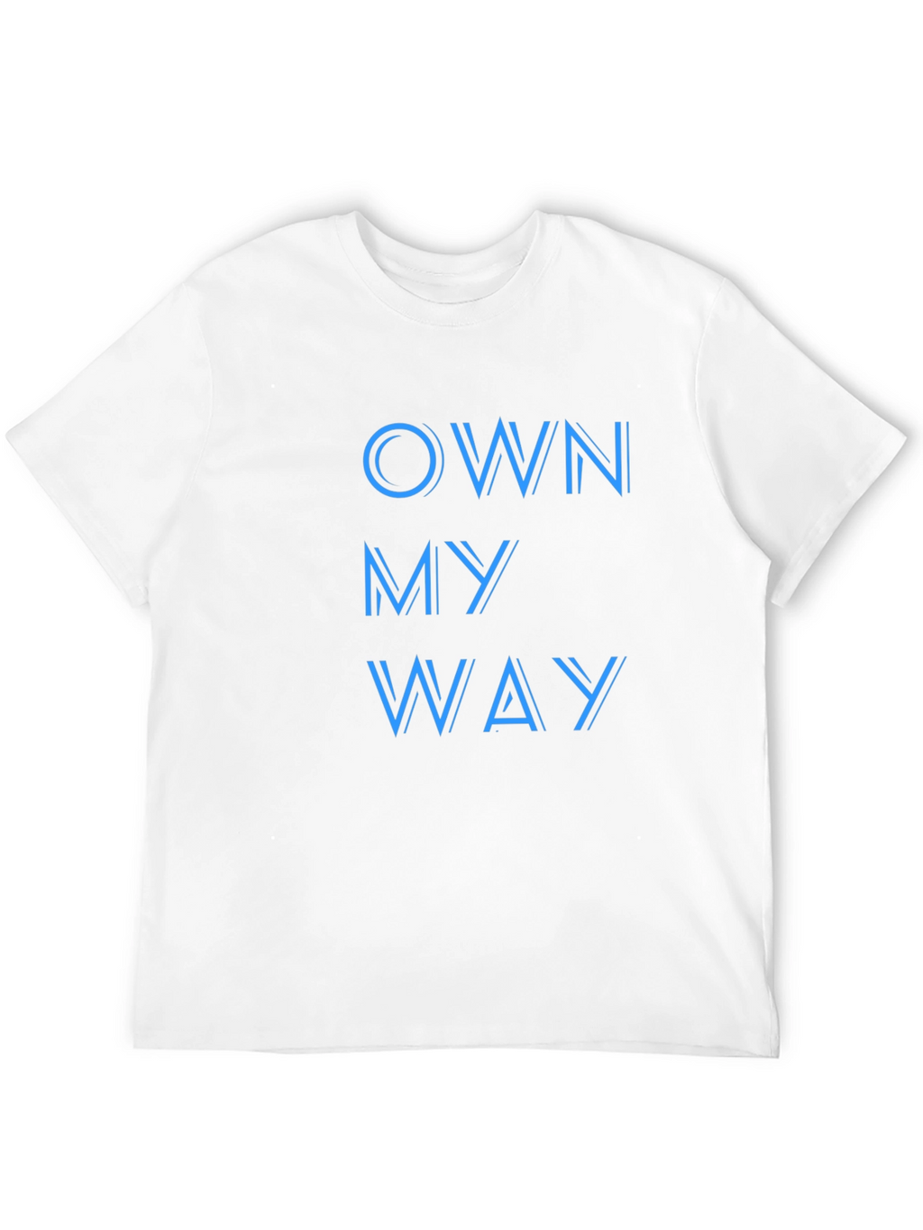 Own My Way Graphic Print Black T-Shirt