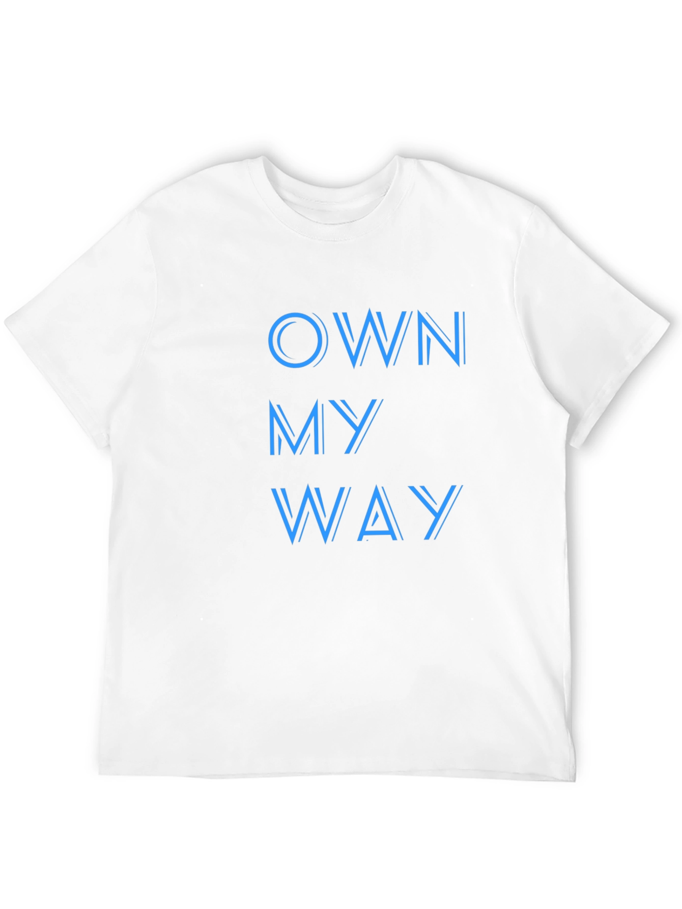 Own My Way Graphic Print Black T-Shirt