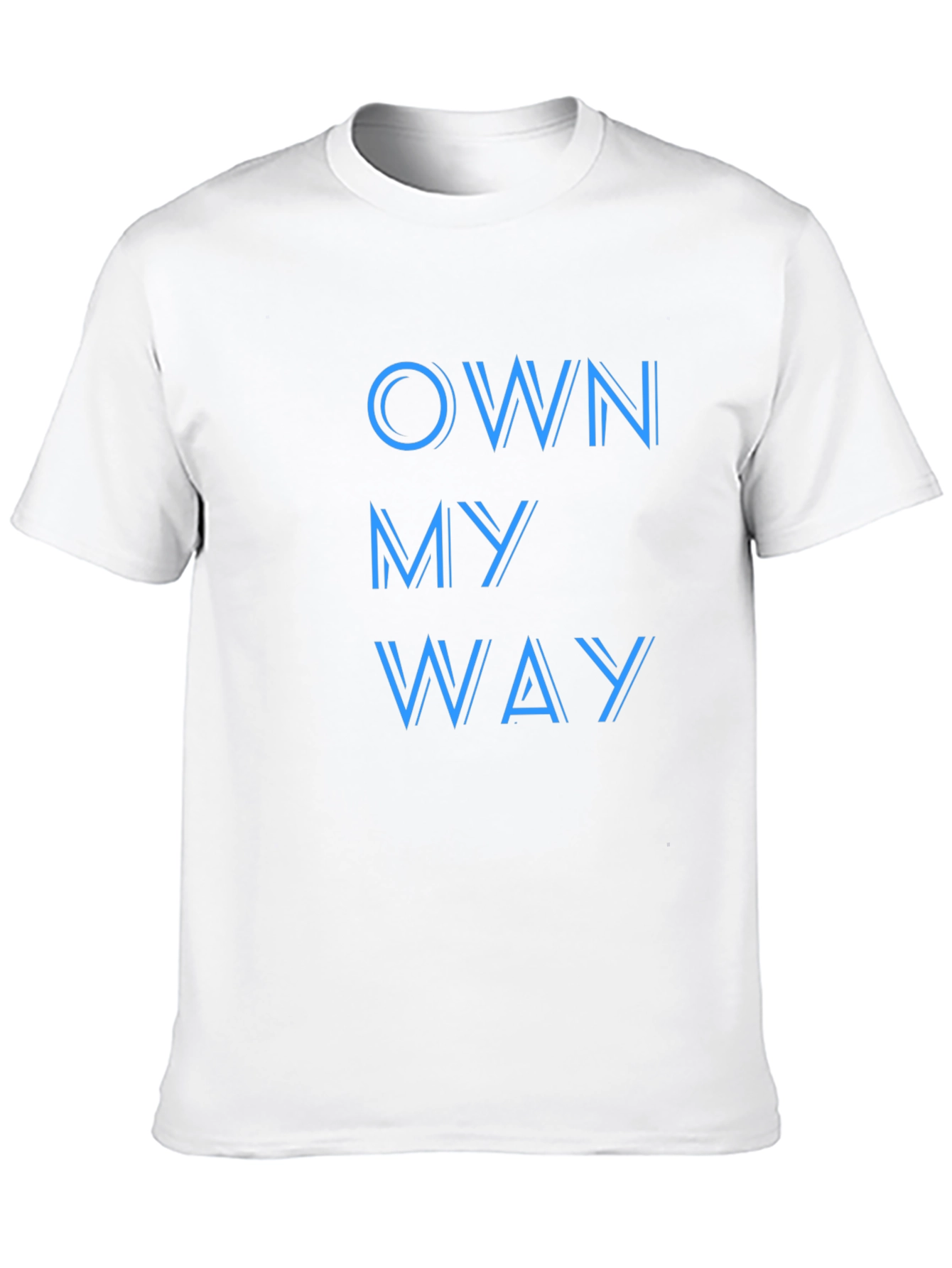Own My Way Graphic Print Black T-Shirt