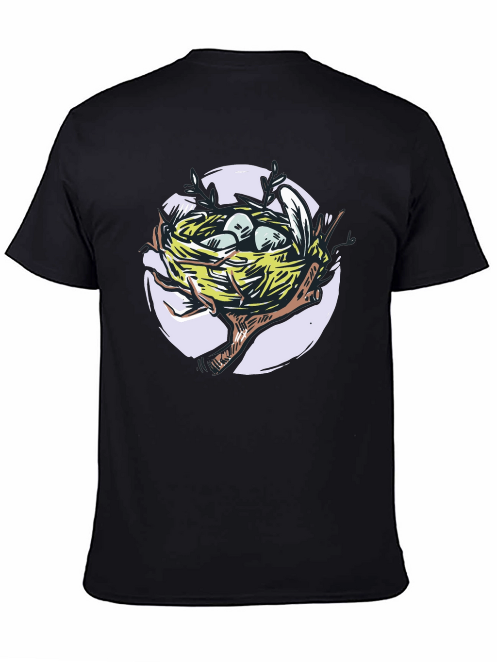 Bird Nest T-Shirt - Artistic Graphic Tee