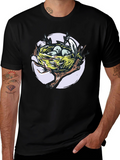 Bird Nest T-Shirt - Artistic Graphic Tee