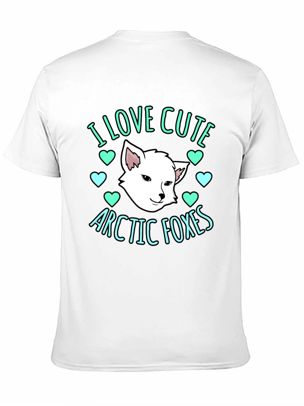 Cute Arctic Foxes Graphic T-Shirt