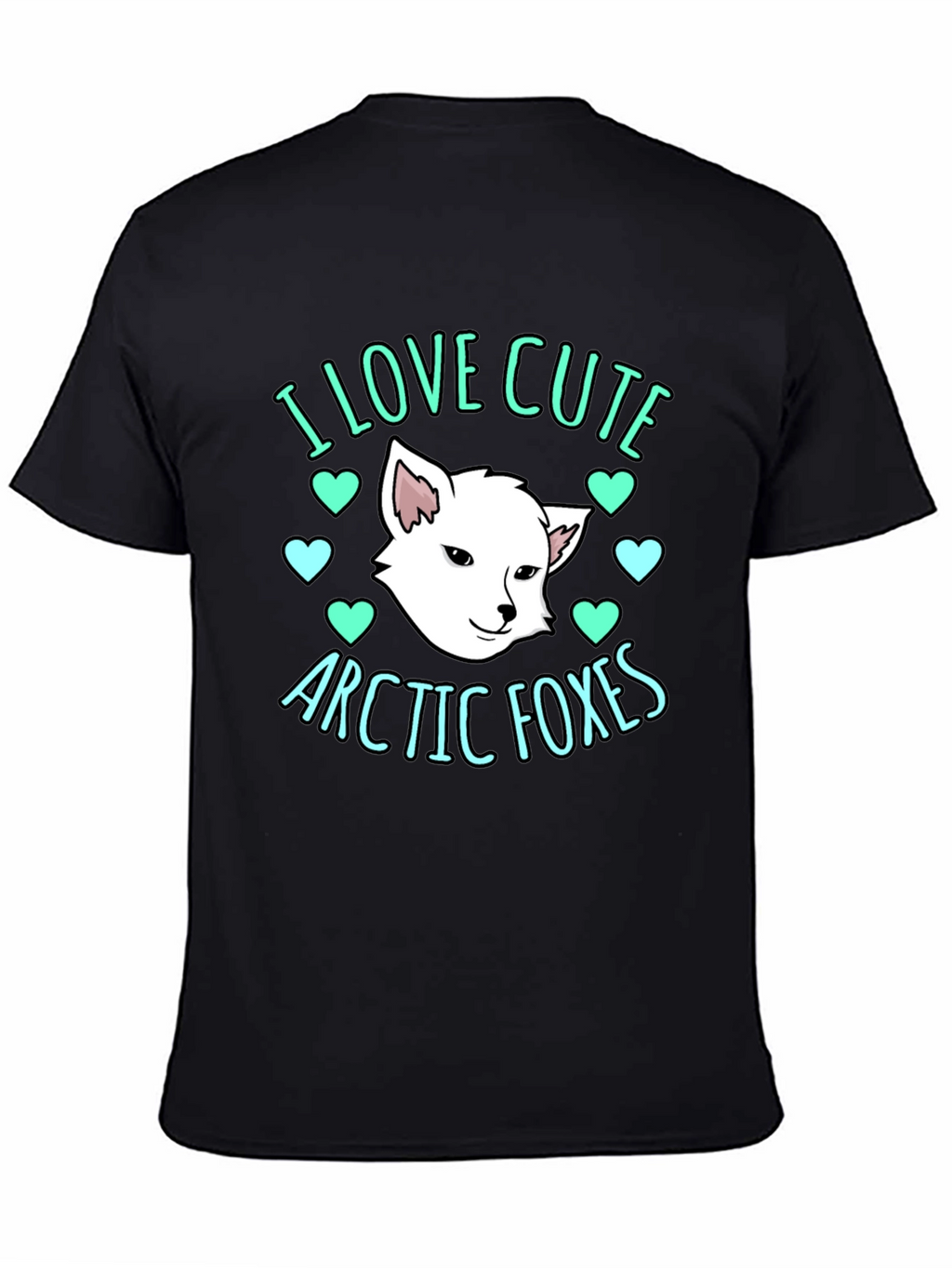 Cute Arctic Foxes Graphic T-Shirt