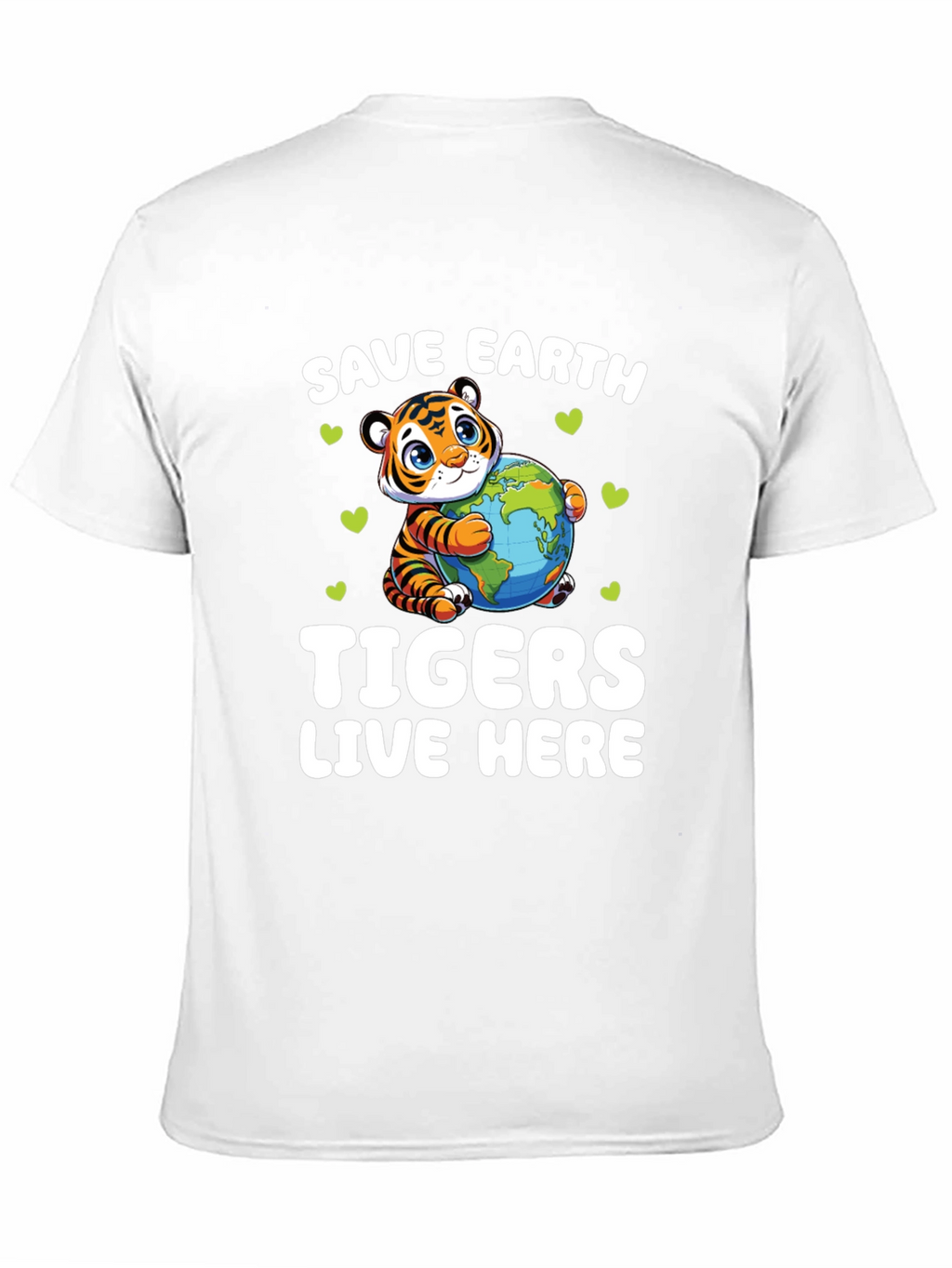 Save Earth Tigers Live Here T-Shirt