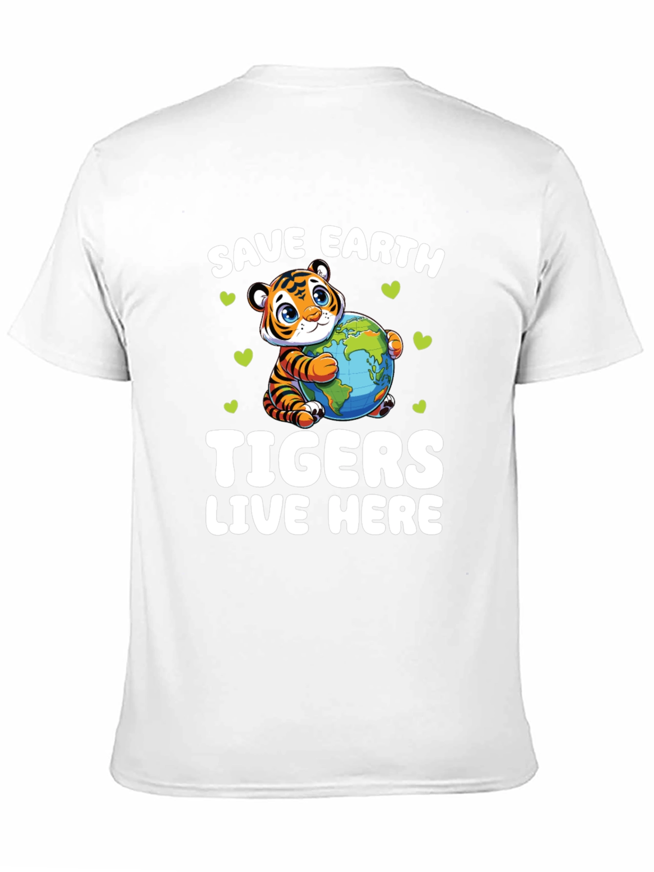 Save Earth Tigers Live Here T-Shirt