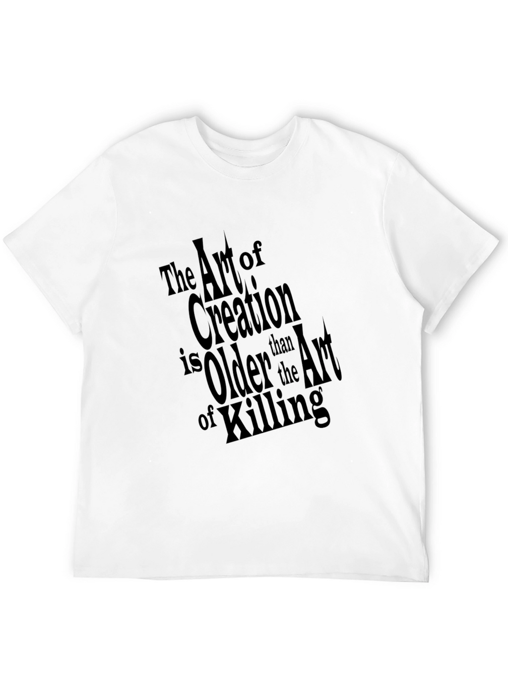 Art of Creation Black Graphic Tee