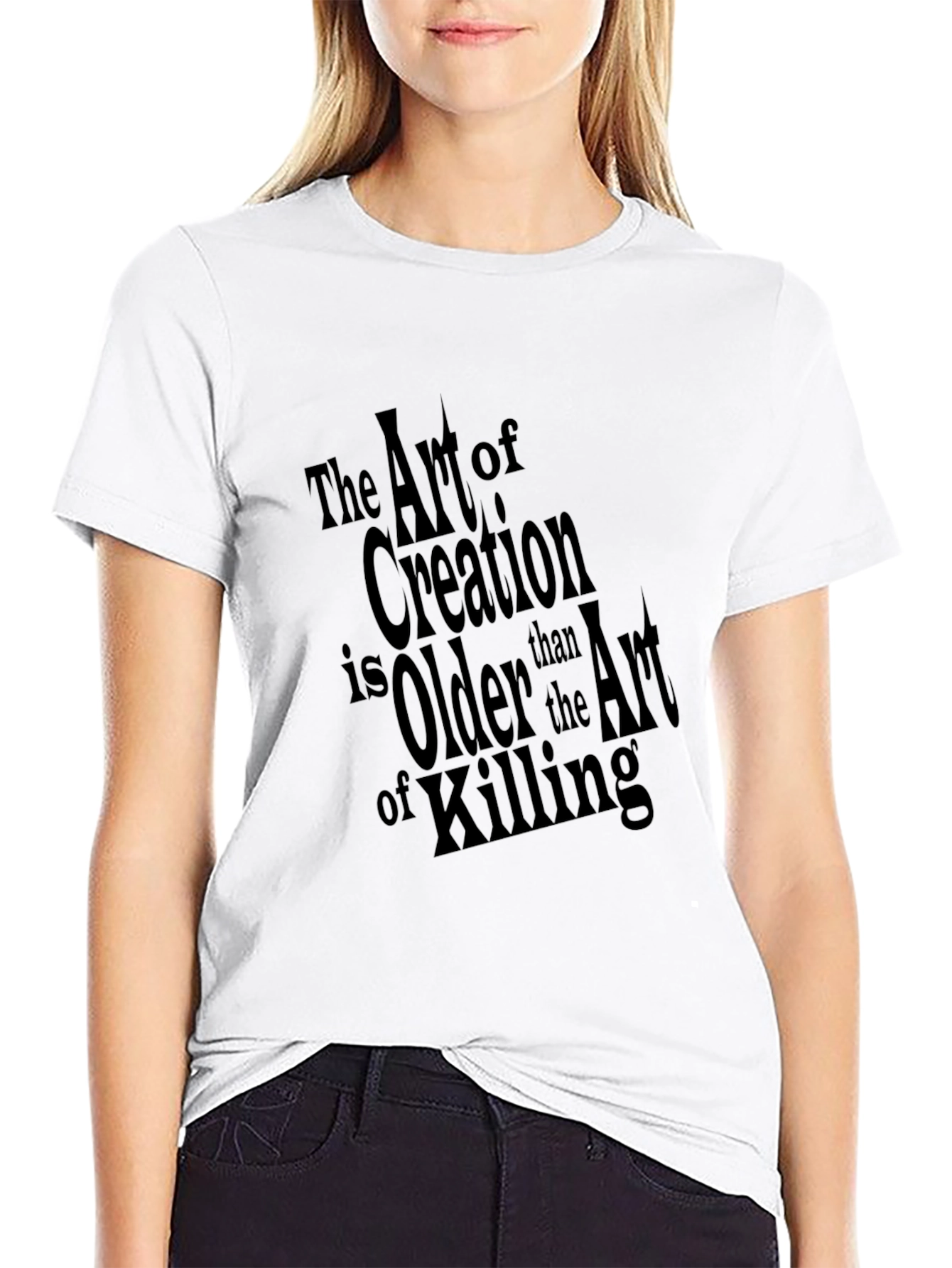 Art of Creation Black Graphic Tee