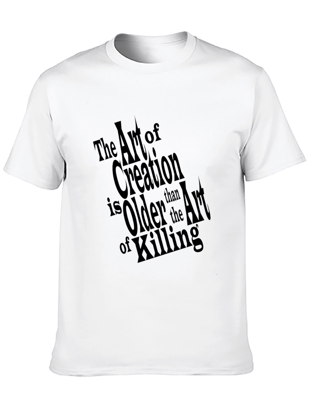 Art of Creation Black Graphic Tee