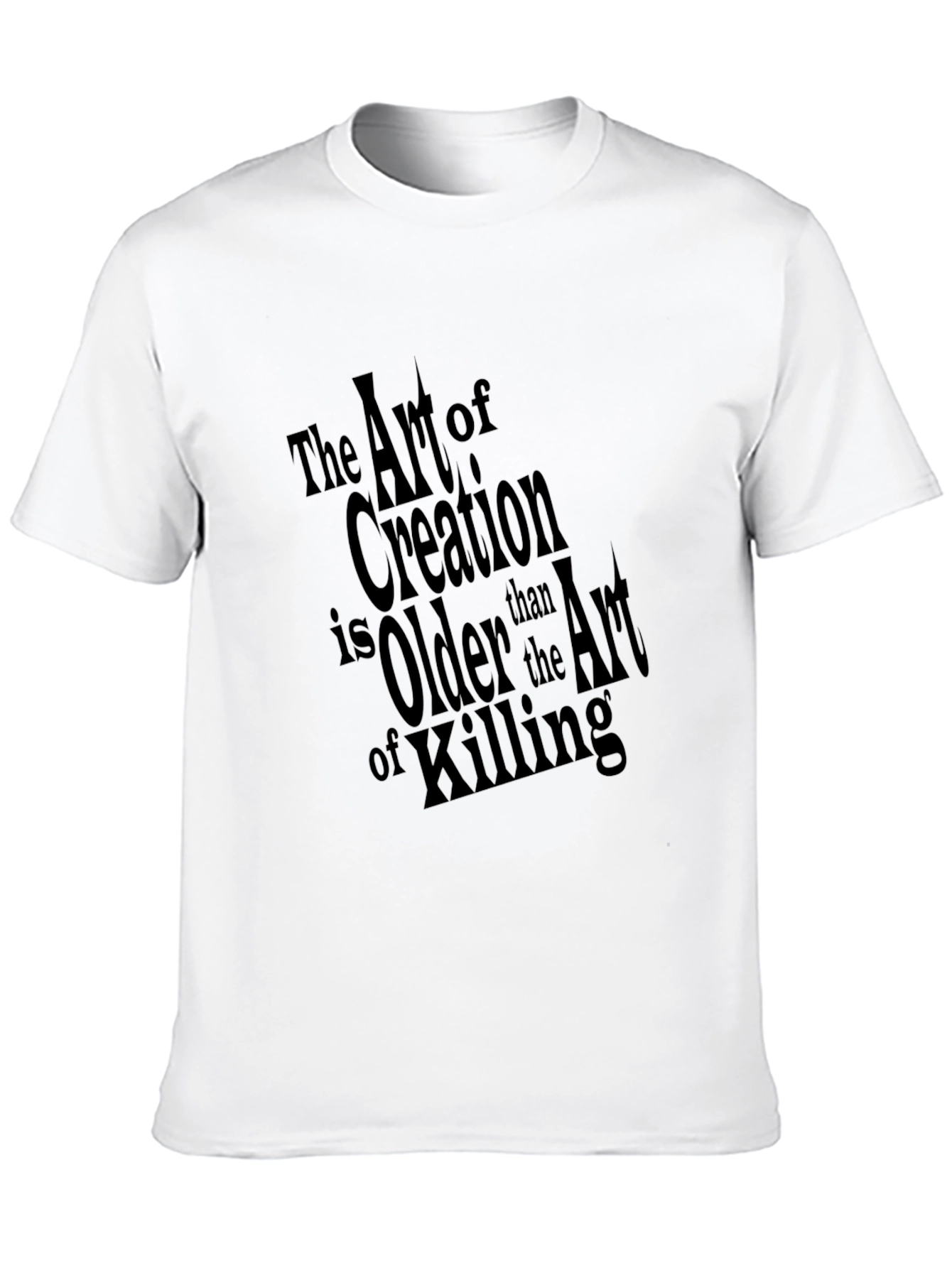 Art of Creation Black Graphic Tee